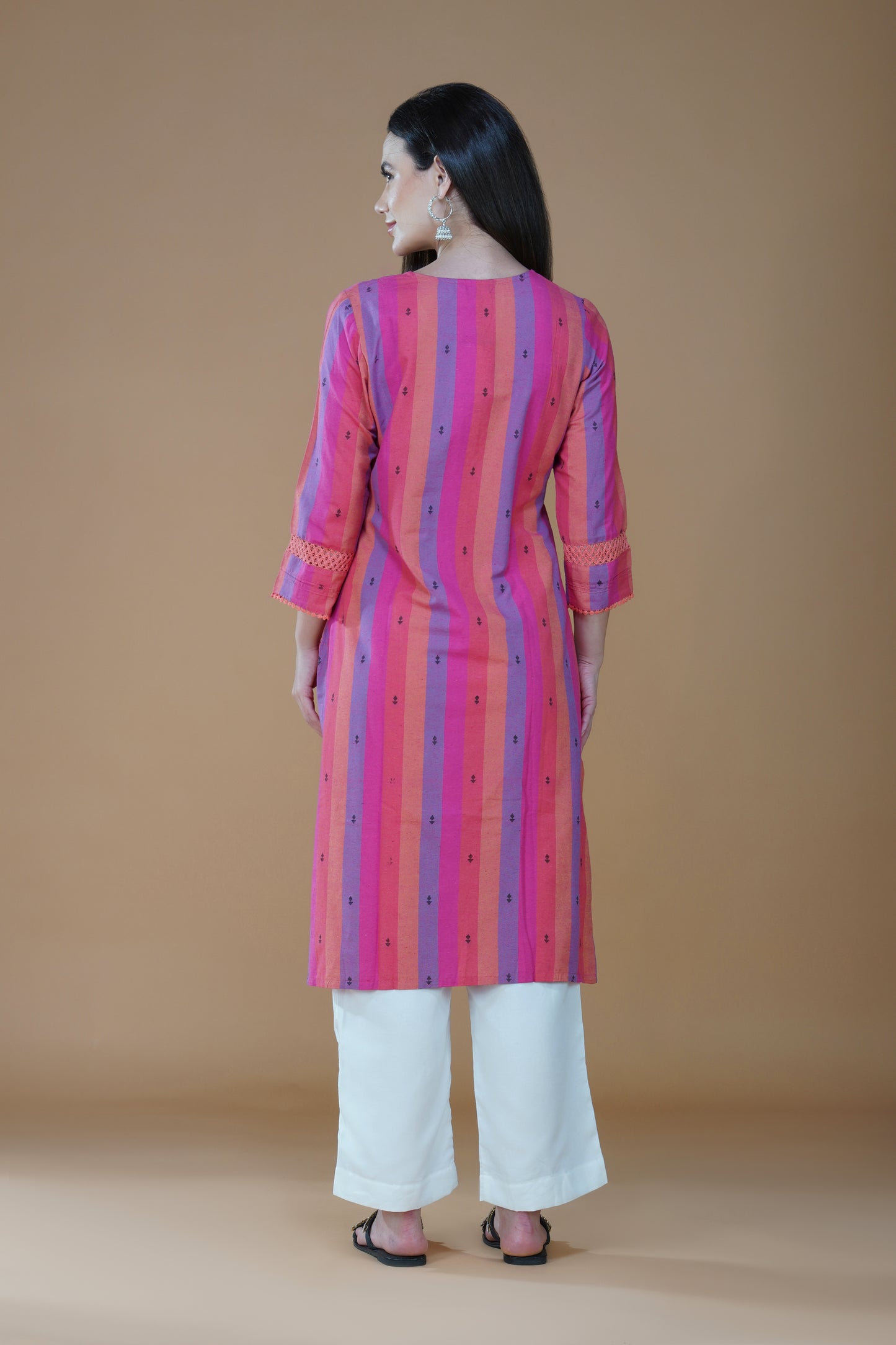 Sunset Charm Cotton Kurta